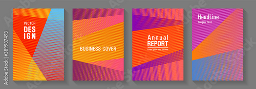 Halftone lines texture vector prints.