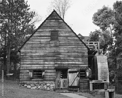 Front entrance to the Saugus Iron Works Slitting Mill photo