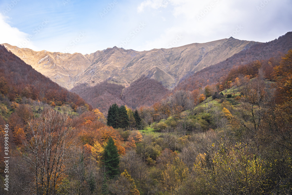 Autumn landscape in the Pyrennees mountains
Autumn landscape in the Pyrennees mountains