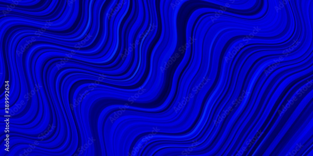 Dark BLUE vector texture with curves. Dark BLUE vector texture with curves.