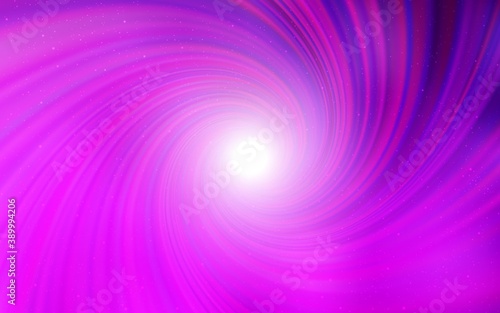 Light Purple vector layout with cosmic stars. © smaria2015