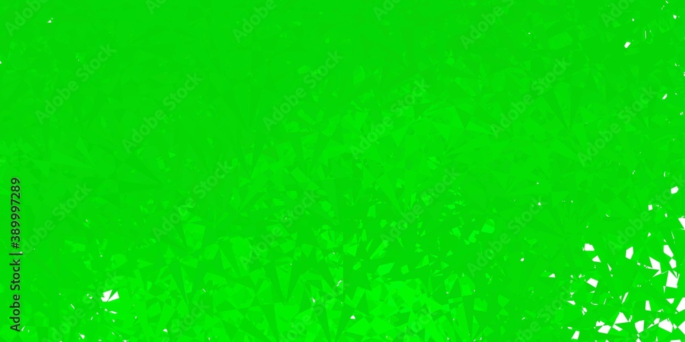 Dark green vector texture with random triangles. Dark green vector texture with random triangles.