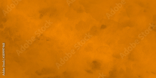 orange watercolor simple plain monotonous background with light spots of paint. universal background for any purpose and decor. for web, banners, brochures, postcards.