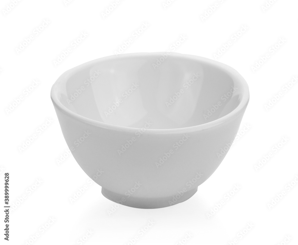 White bowl isolated on white background White bowl isolated on white background