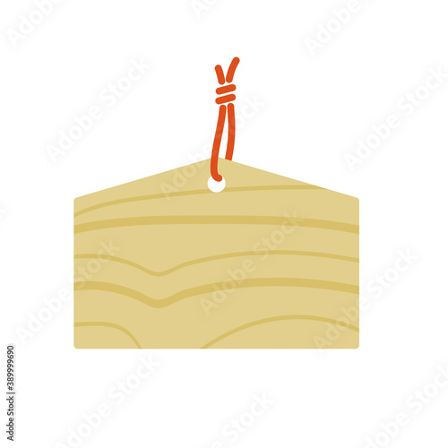 季節の素材：絵馬（主線なし）