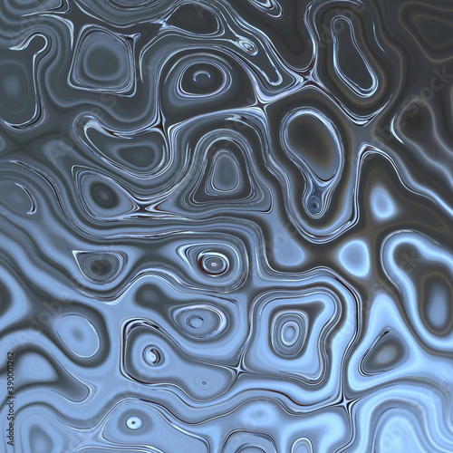 abstract liquid silver pattern