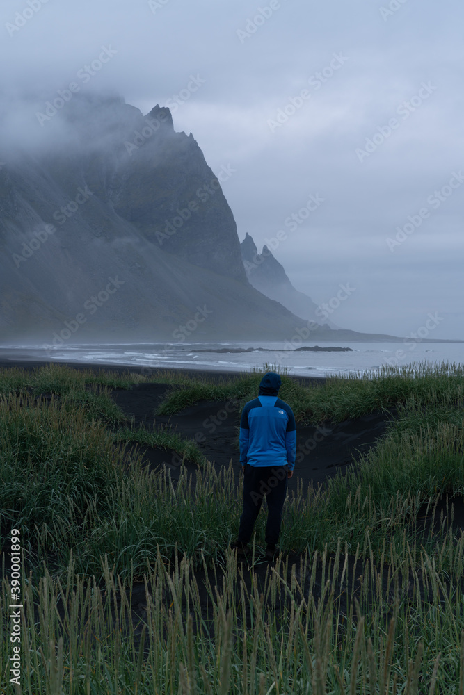 Iceland landscape, Coastline and nature in summer.