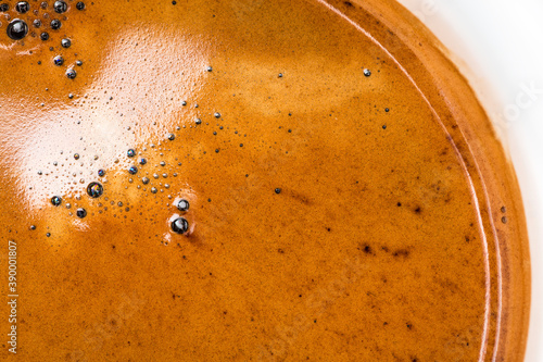 Картината върху платно Espresso  offee crema closeup. Speciality coffee concept.