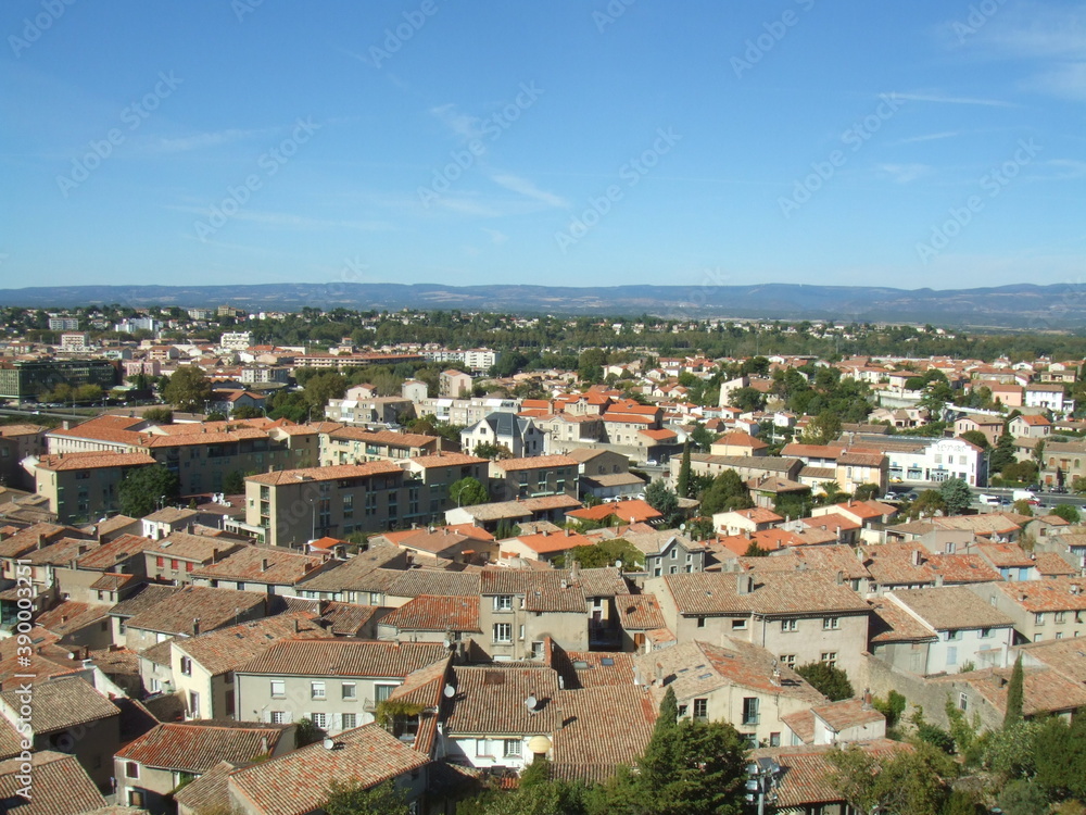 Ancient fortified town of Carcassonne in southern France