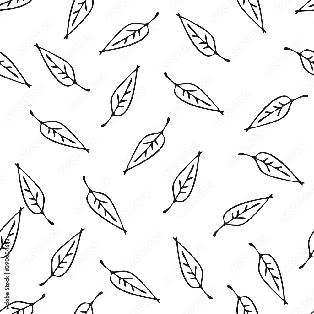 Fototapeta premium 植物のシームレスパターン