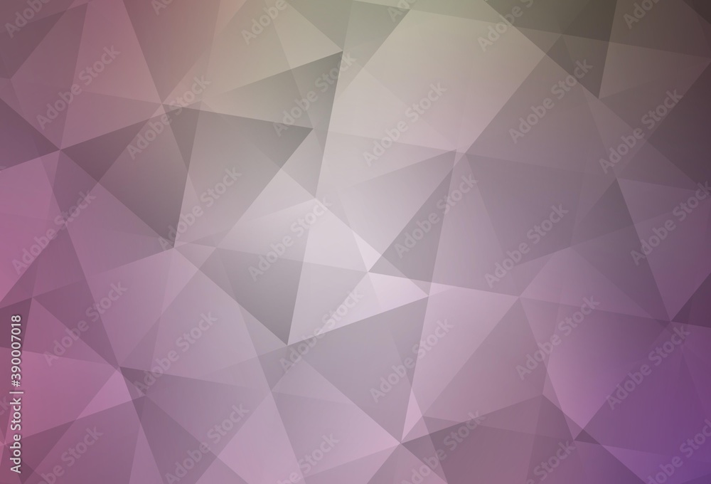 Light Pink, Green vector shining triangular layout. Light Pink, Green vector shining triangular layout.