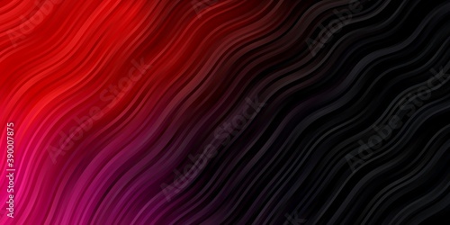 Dark Blue, Red vector background with lines.