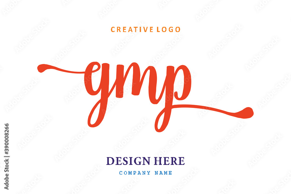 GMP lettering logo is simple, easy to understand and authoritative GMP lettering logo is simple, easy to understand and authoritative