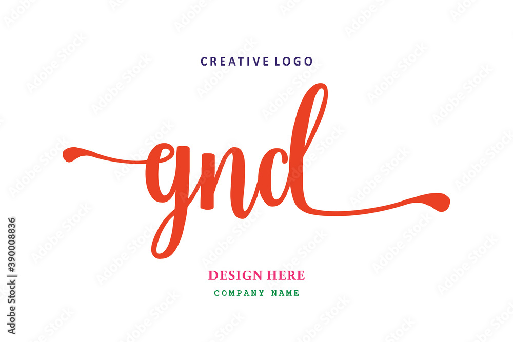 GND lettering logo is simple, easy to understand and authoritative GND lettering logo is simple, easy to understand and authoritative