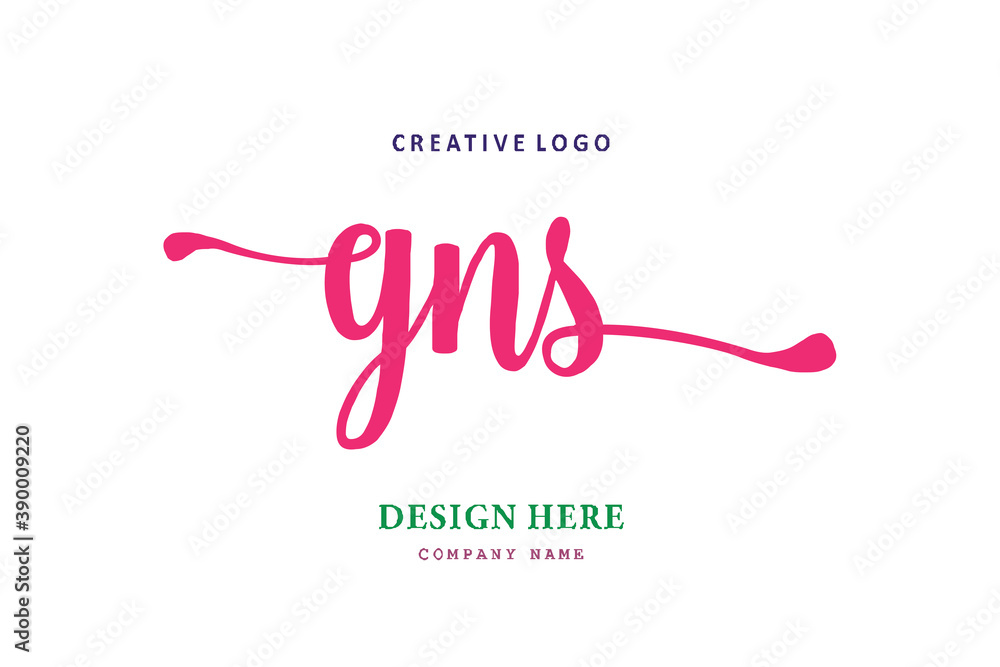 GNS lettering logo is simple, easy to understand and authoritative