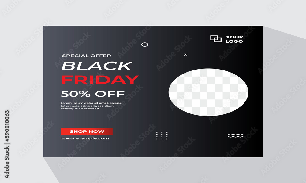 Black Friday social media template design Black Friday social media template design