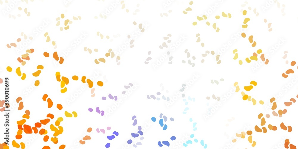 Light blue, yellow vector texture with memphis shapes. Light blue, yellow vector texture with memphis shapes.