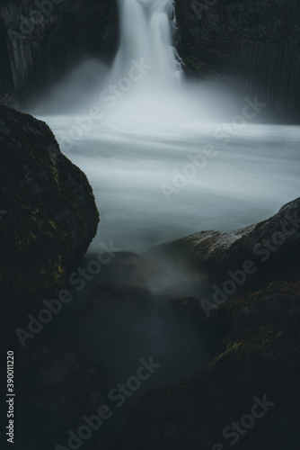 Iceland nature, Vulcanic landscape in Summer.