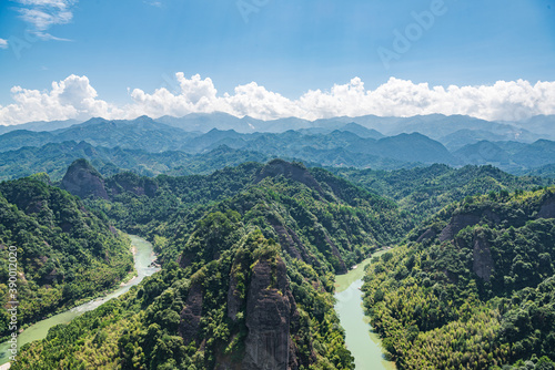 Guangxi Guilin Resources Tianmen Mountain Zijiang River Scenery