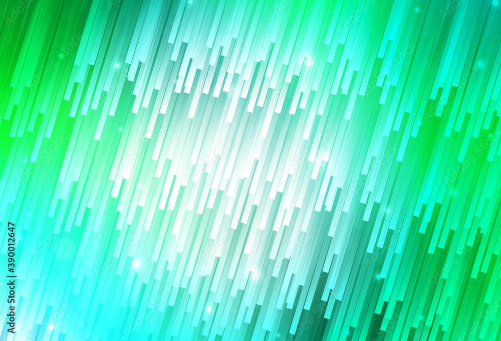Light Green vector pattern with sharp lines.