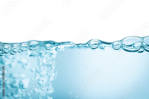 Underwater air blue bubbles fresh use for background