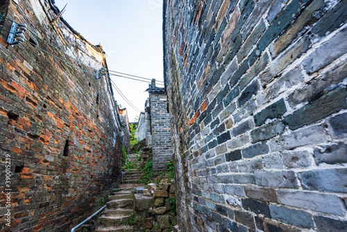 Sunny afternoon scenery of Millennium Yao Village in Liannan County, Qingyuan, Guangdong photo