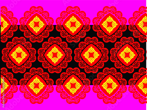 Motif Bali, Indonesia. with modern colors. exclusive background. Vector. eps 10,