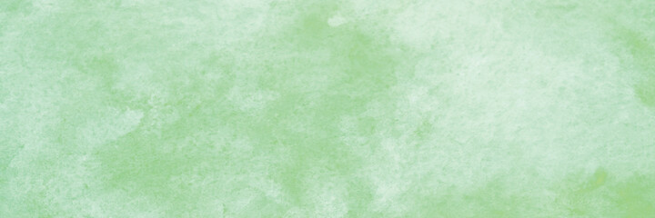 Green mint watercolor background, Watercolour painting soft textured on wet white paper background, Abstract green mint watercolor illustration banner, wallpaper
