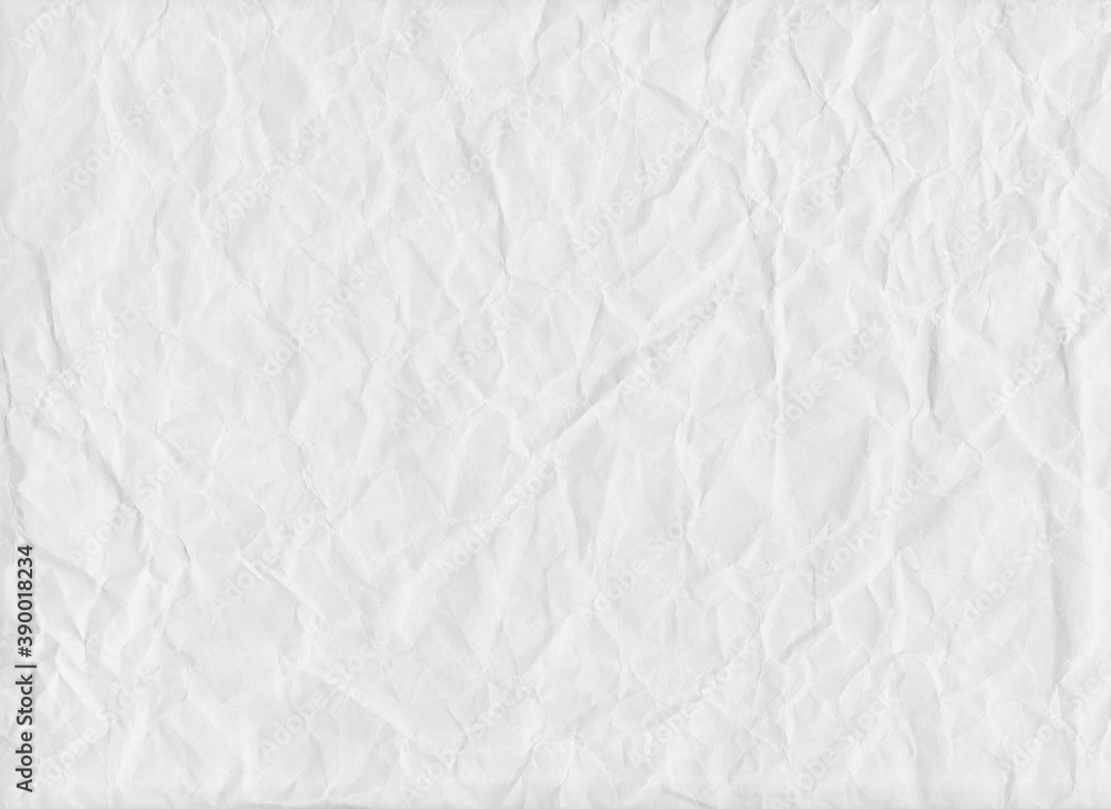 Fototapeta premium White paper and Crumpled background.