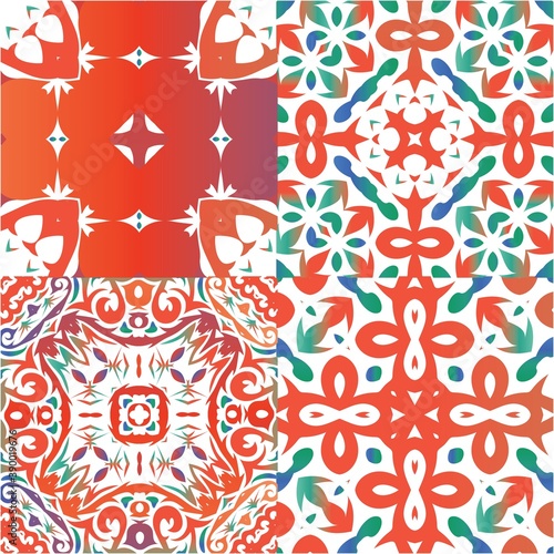 Mexican vintage talavera tiles.