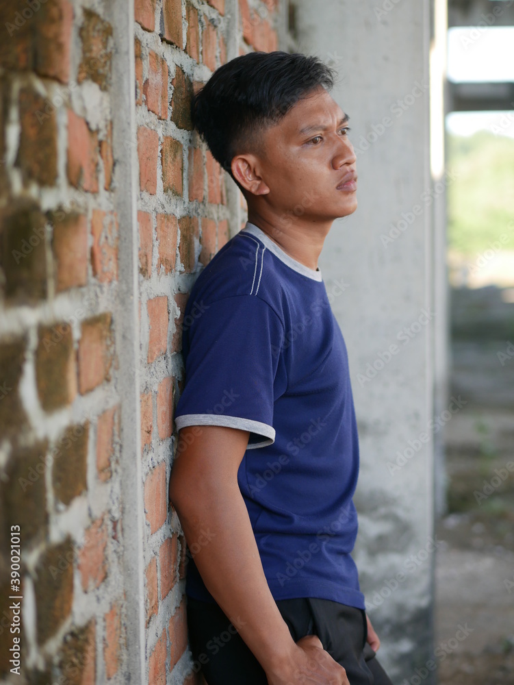 Various expressions and gestures of a handsome Indonesian young man. Emotional expression Various expressions and gestures of a handsome Indonesian young man. Emotional expression