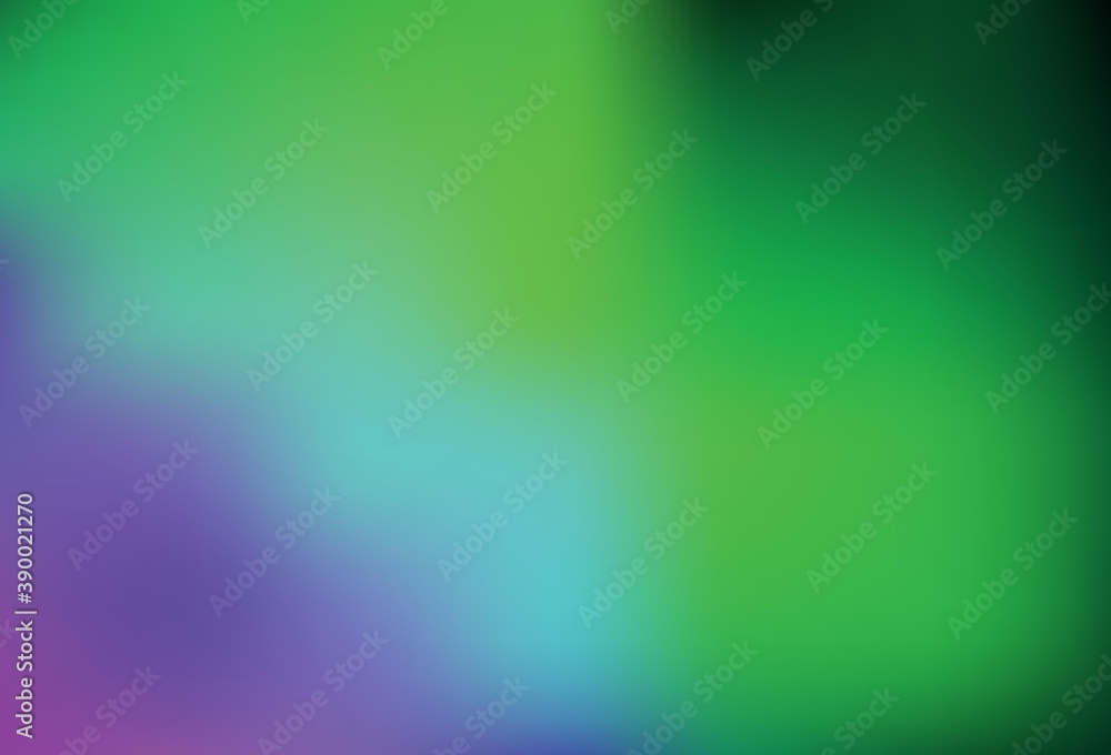 Fototapeta premium Light Pink, Green vector glossy abstract backdrop.