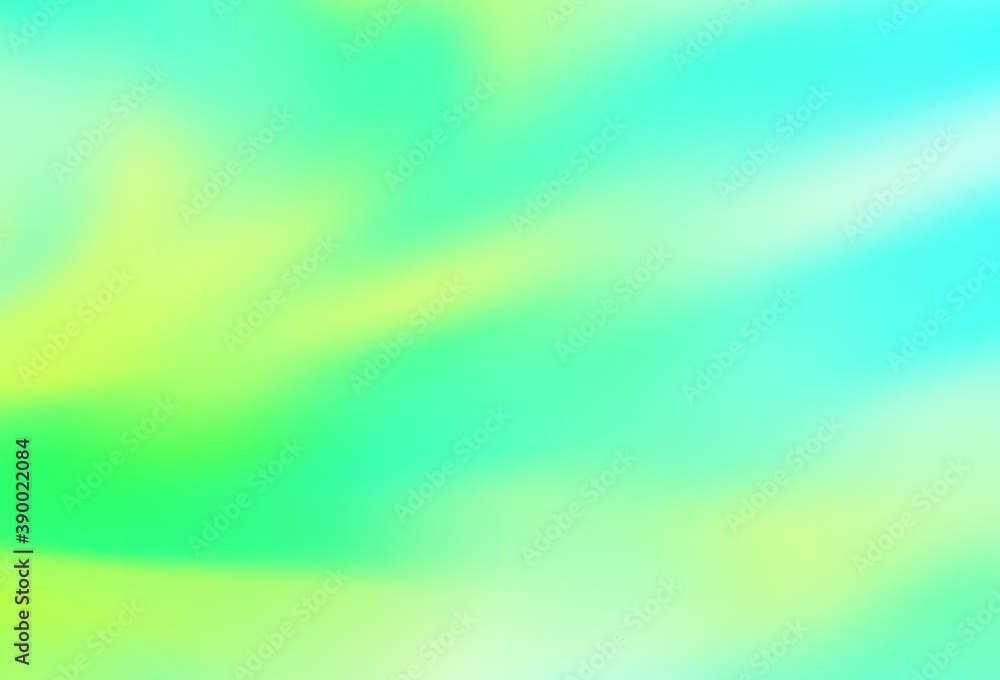 Light Green vector blurred and colored pattern.