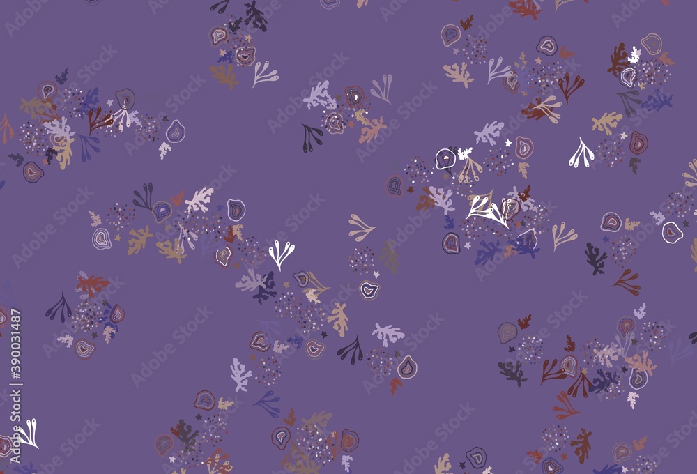 Light Purple, Pink vector pattern with random forms. Light Purple, Pink vector pattern with random forms.