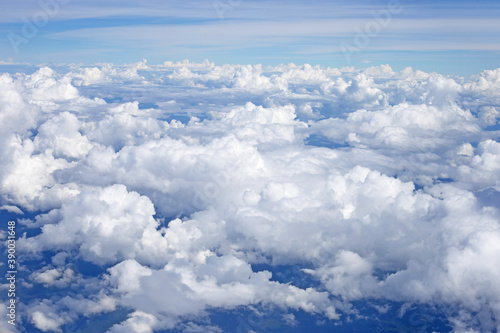 View of sky and cloud from airplane window © Bowonpat