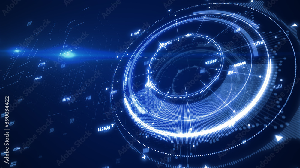 Business, technology, internet and virtual reality concept - button on virtual screen. 3D illustration. Business, technology, internet and virtual reality concept - button on virtual screen. 3D illustration.
