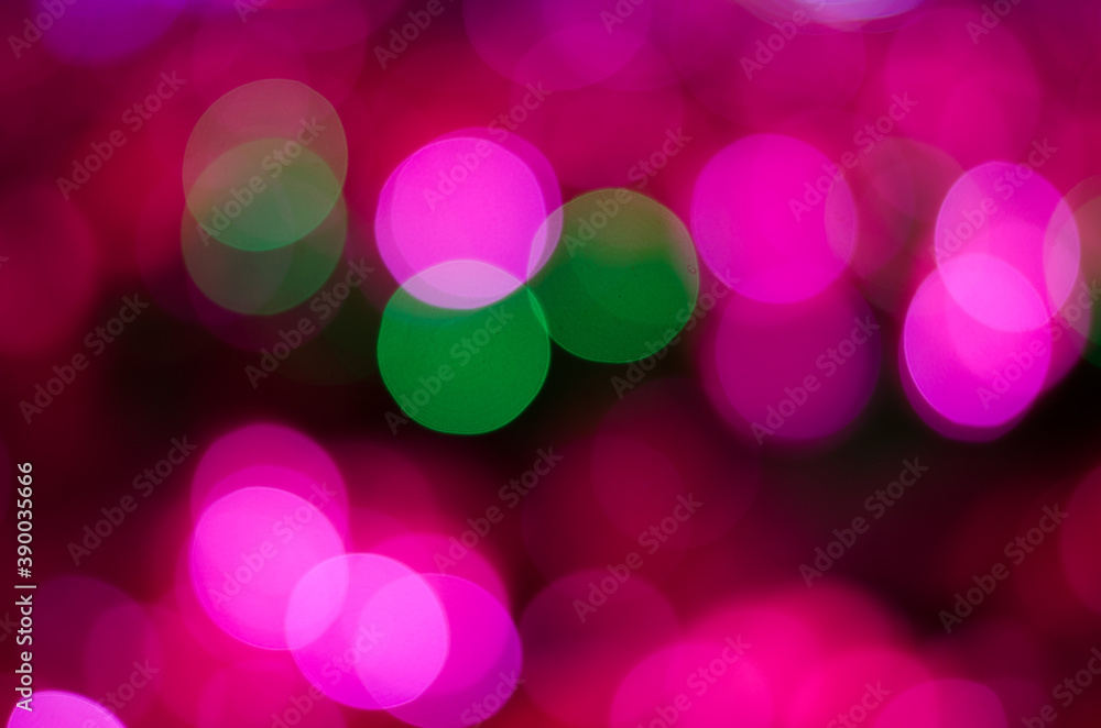 Defocused pink abstract christmas background Defocused pink abstract christmas background