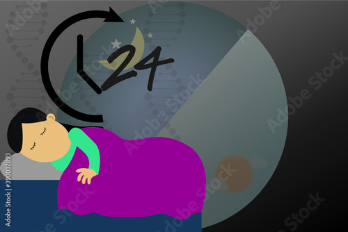 Biological control (circadian clock) is a biochemical oscillator that control metabolism, physiology, and behavior of organism for 24 hours