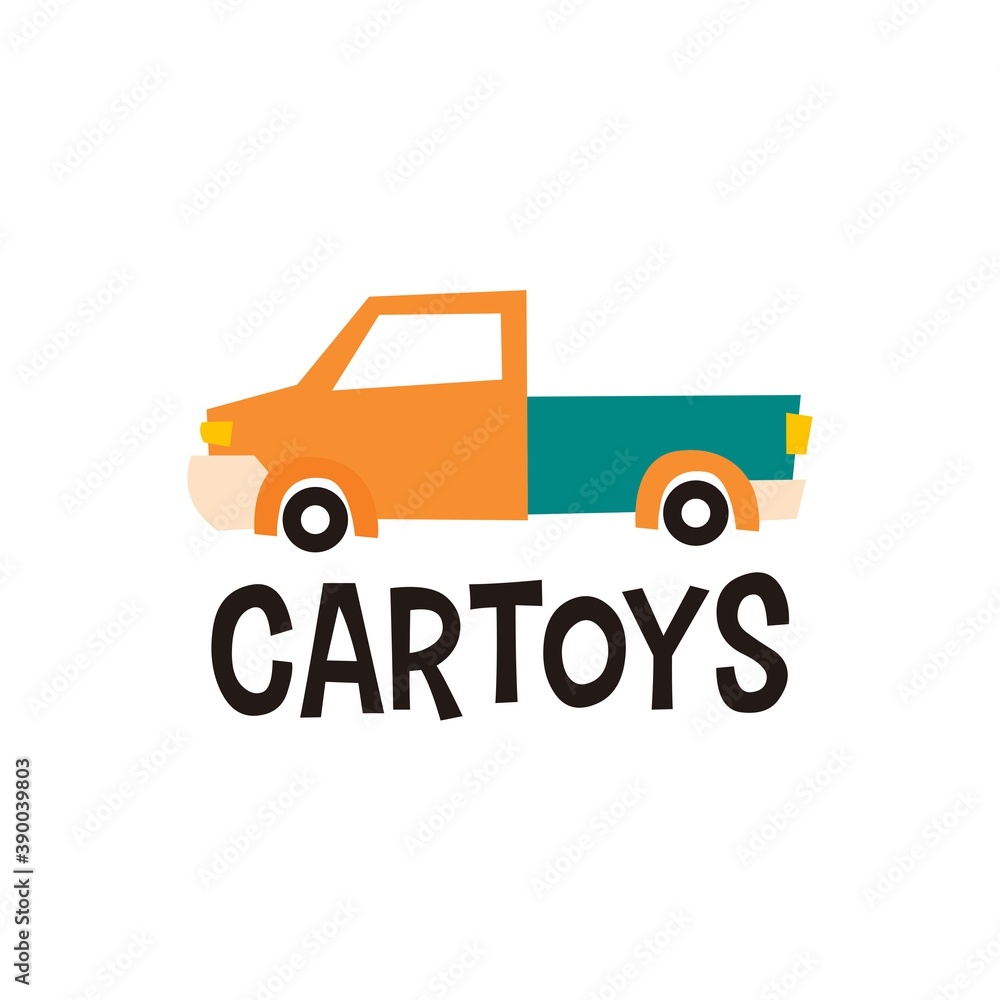 car toys logo vector icon illustration car toys logo vector icon illustration