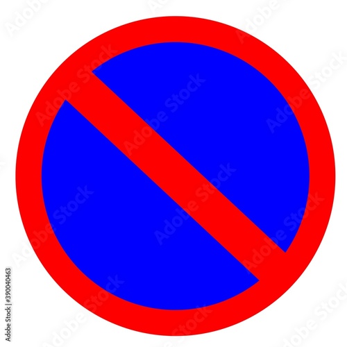 Free Download Traffic sign. Stop and parking prohibited sign.  - GFXLoad