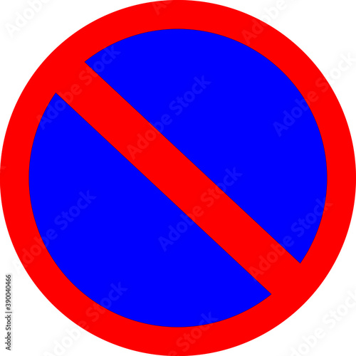 Free Download Traffic sign. Stop and parking prohibited sign.  - GFXLoad