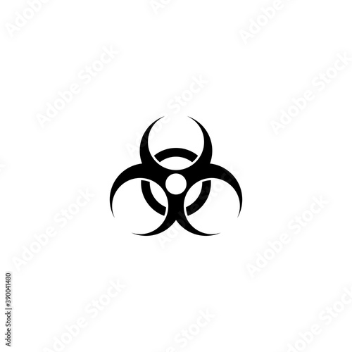 biohazard sign icon vector symbol