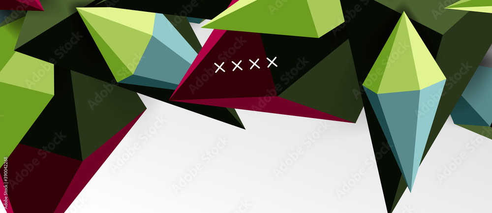 3d low poly abstract shape background vector illustration 3d low poly abstract shape background vector illustration