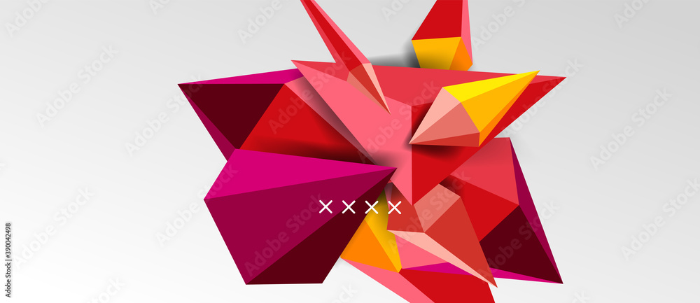 3d low poly abstract shape background vector illustration 3d low poly abstract shape background vector illustration