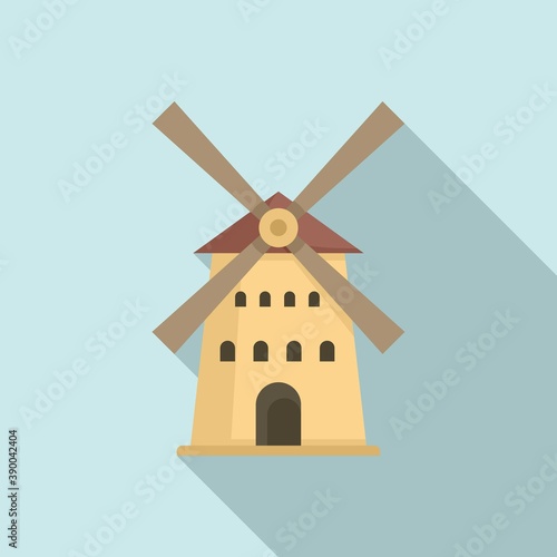 Quadro su tela French windmill icon