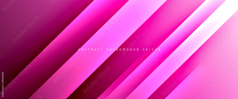 Fototapeta premium Fluid gradients with dynamic diagonal lines abstract background. Bright colors with dynamic light and shadow effects. Vector wallpaper or poster