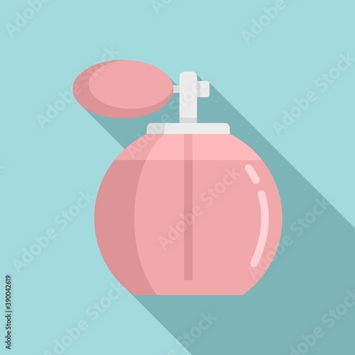 French perfume bottle icon. Flat illustration of french perfume bottle vector icon for web design