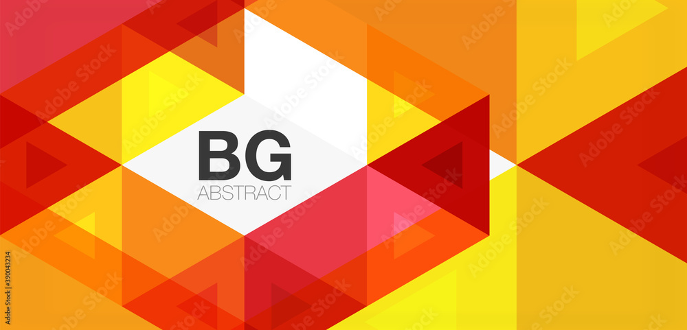 Mosaic triangle pattern abstract background for cover, banner, flyer and poster and other template Mosaic triangle pattern abstract background for cover, banner, flyer and poster and other template