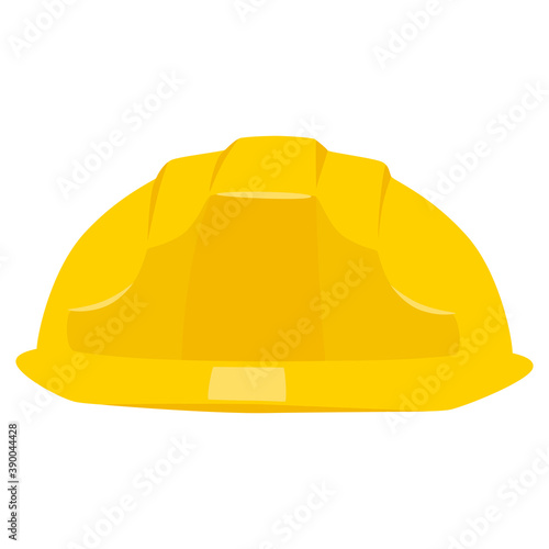 作業や防災用に使われる安全ヘルメットのイラスト。