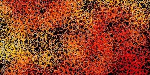 Dark orange vector backdrop with chaotic shapes.